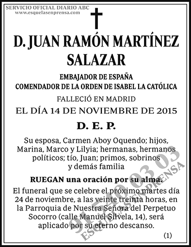 Juan Ramón Martínez Salazar